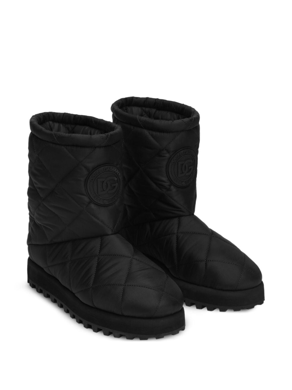 Dolce & Gabbana Men Nylon Puffy Boots