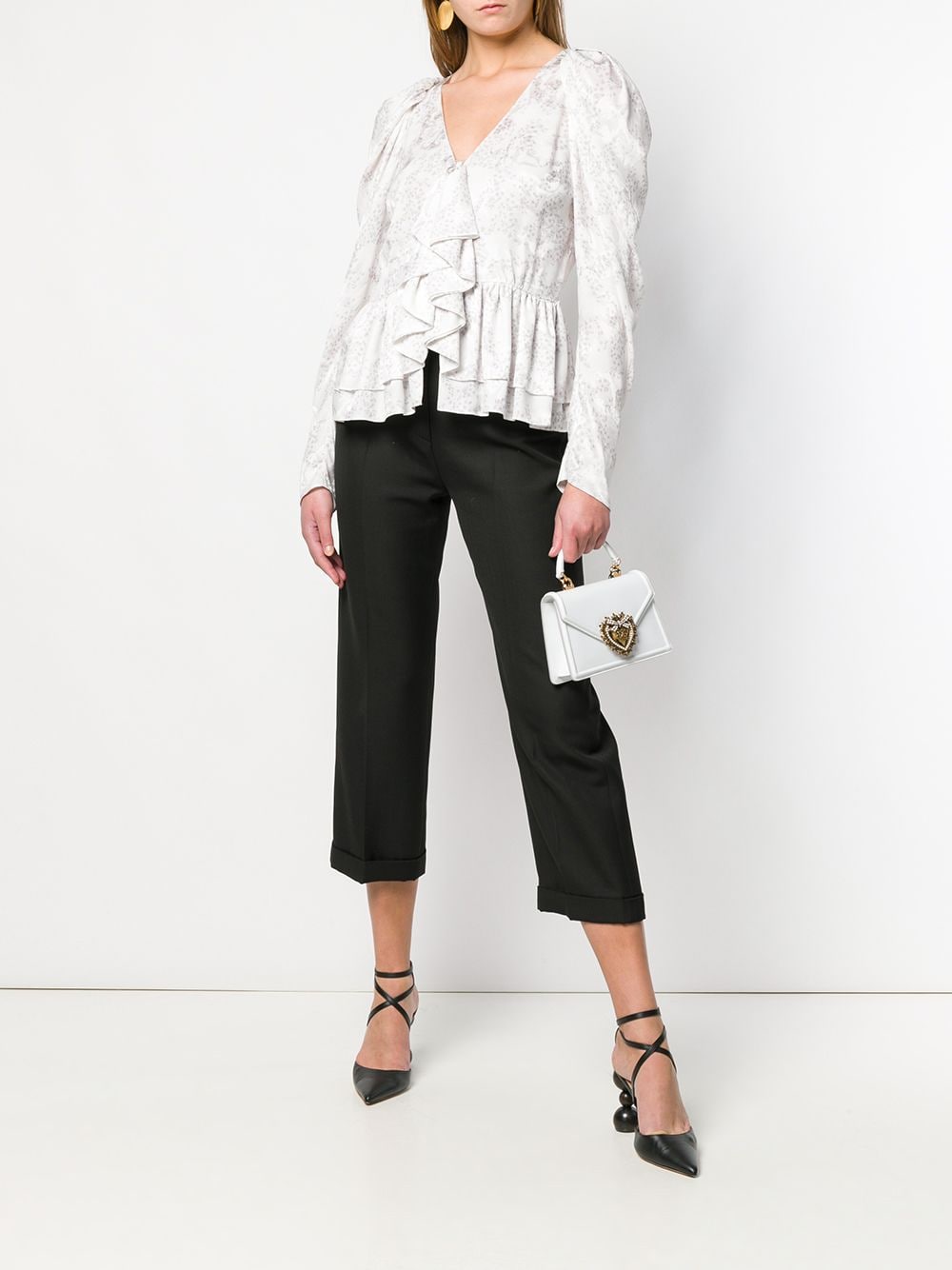 Dolce & Gabbana Women Devotion Small Leather Handbag