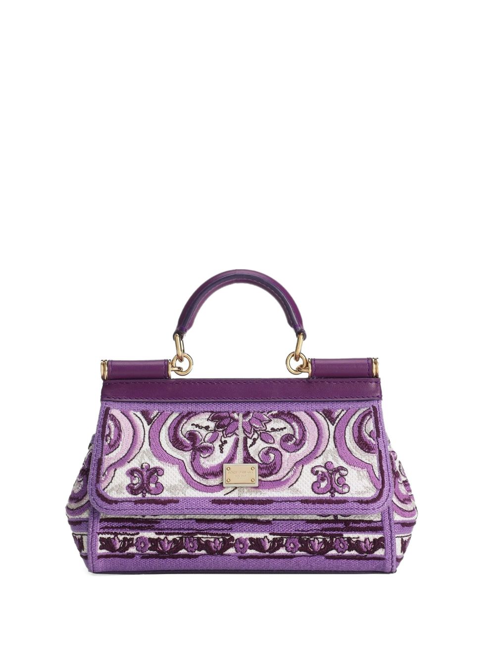 Dolce & Gabbana Women Sicily Small Leather Handbag