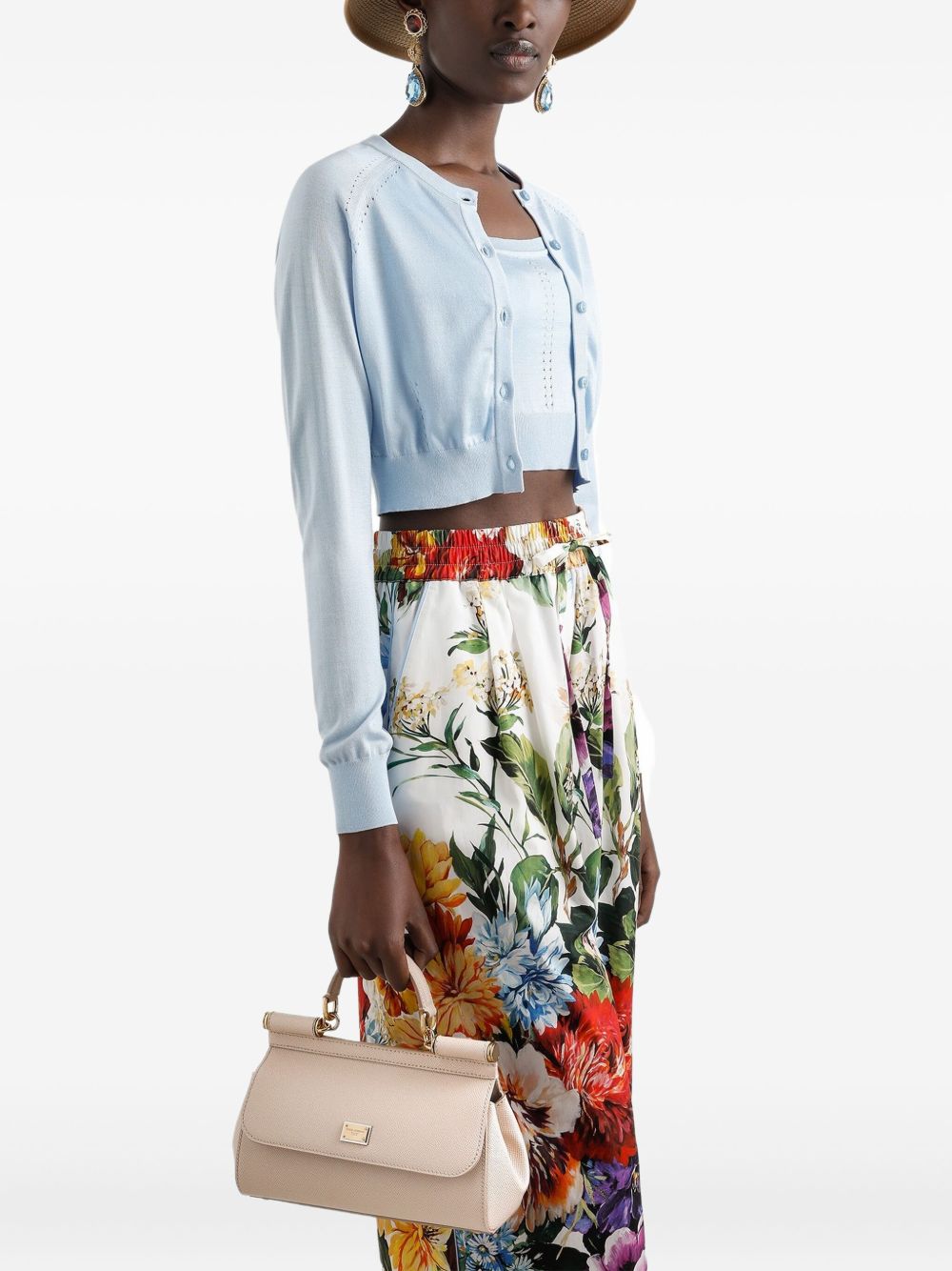 Dolce & Gabbana Women Sicily Leather Handbag