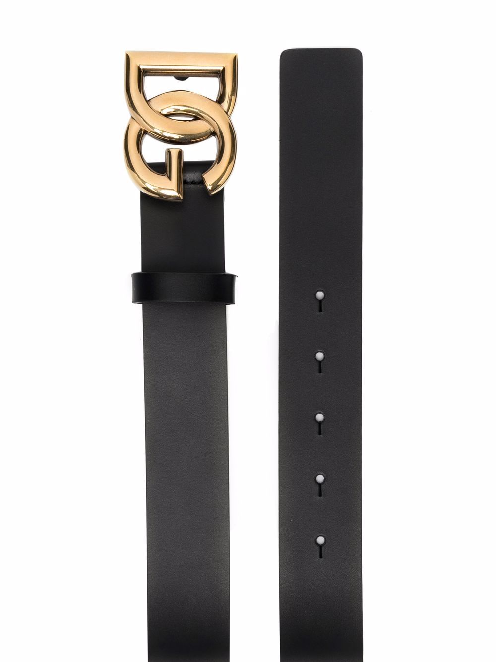 Dolce & Gabbana Men Dg Logo Leather Belt