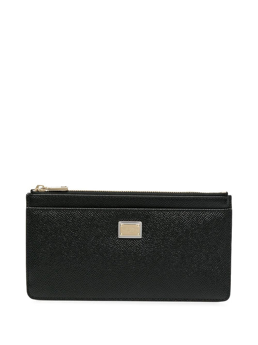 Dolce & Gabbana Women Leather Zipped Card Case
