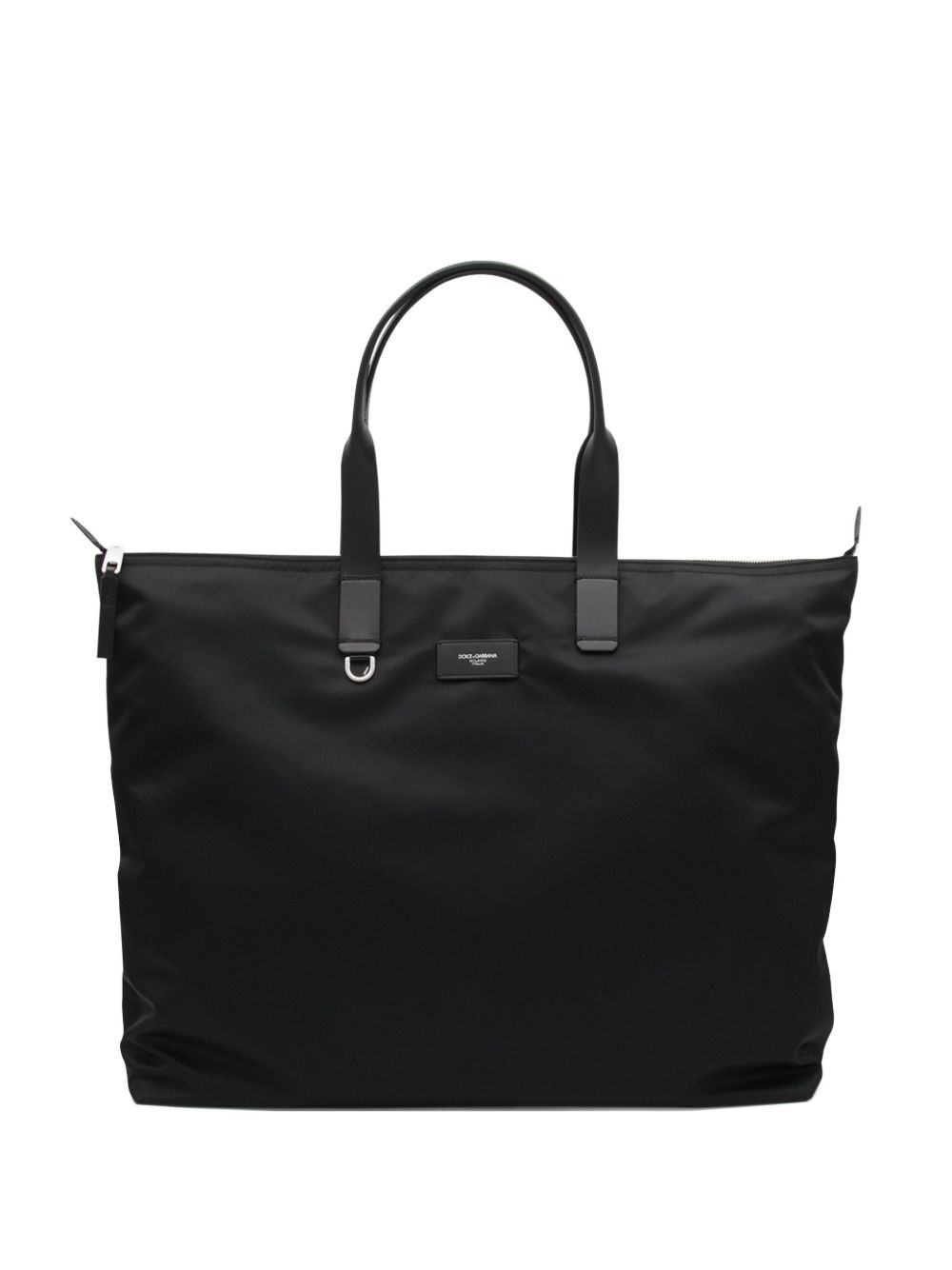 Dolce & Gabbana Men Adamo Nylon And Leather Tote Bag