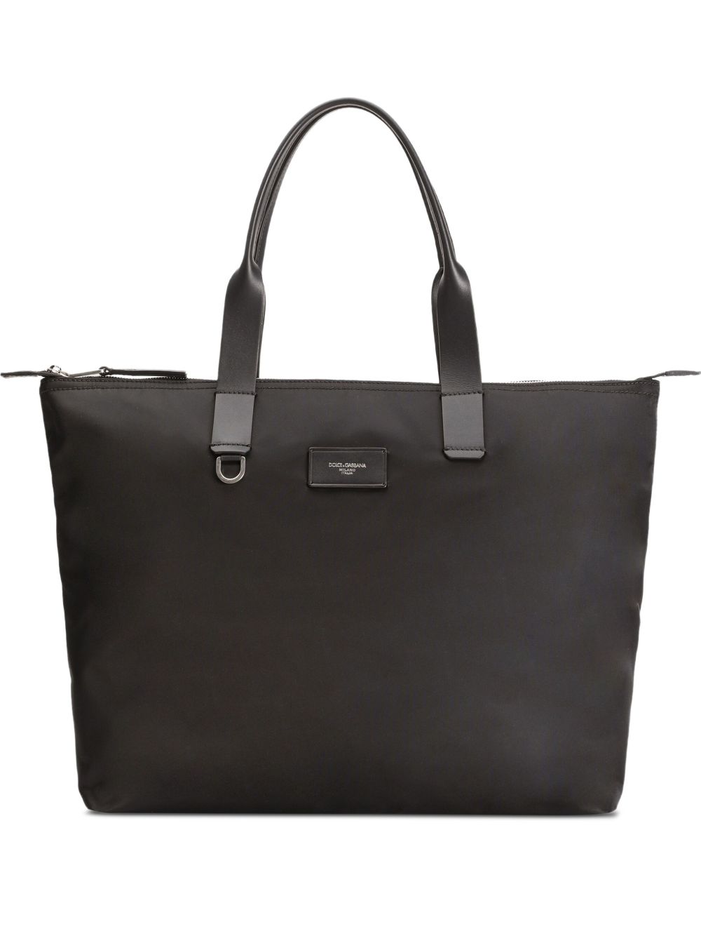 Dolce & Gabbana Men Adamo Nylon And Leather Tote Bag