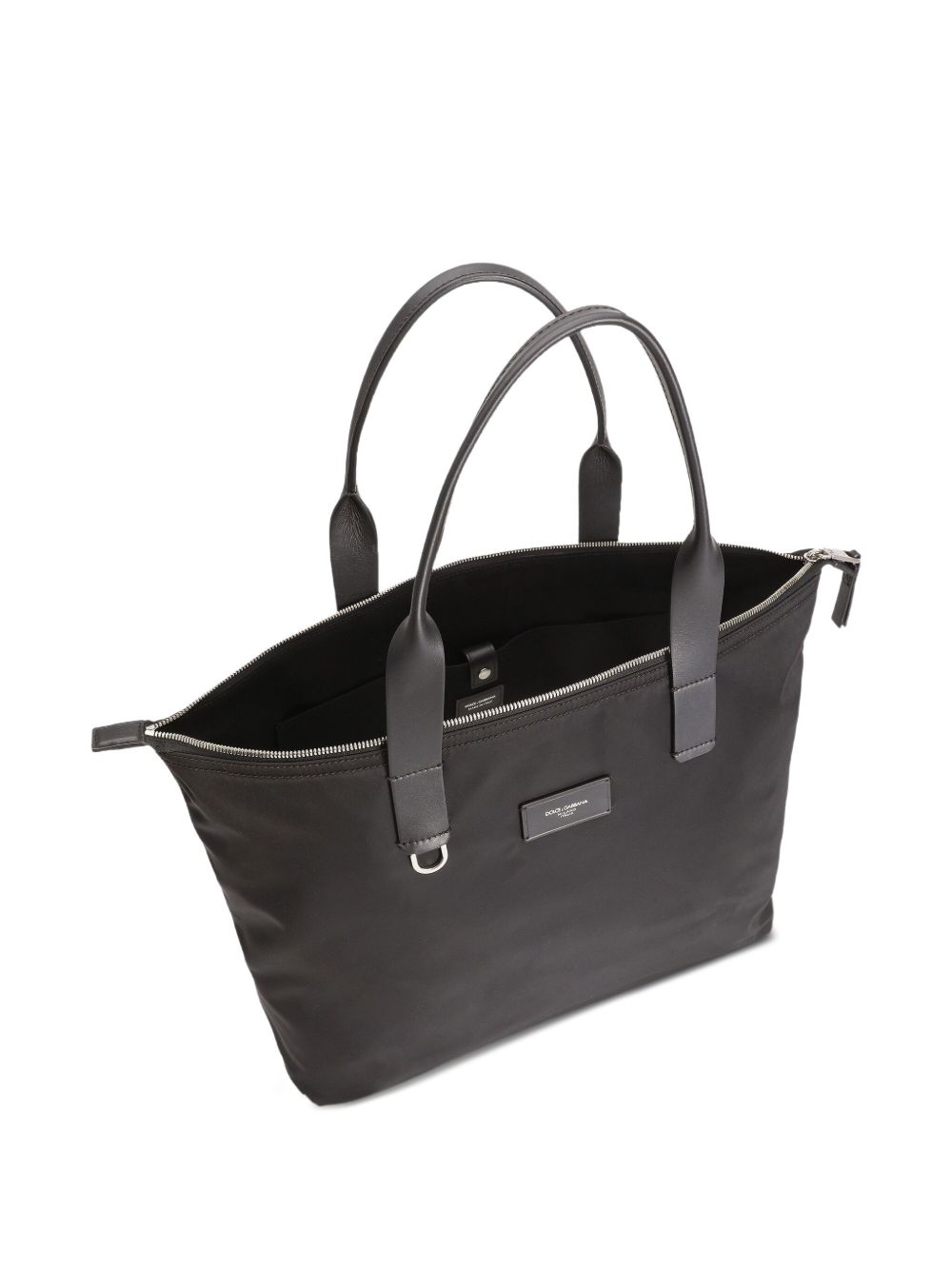 Dolce & Gabbana Men Adamo Nylon And Leather Tote Bag