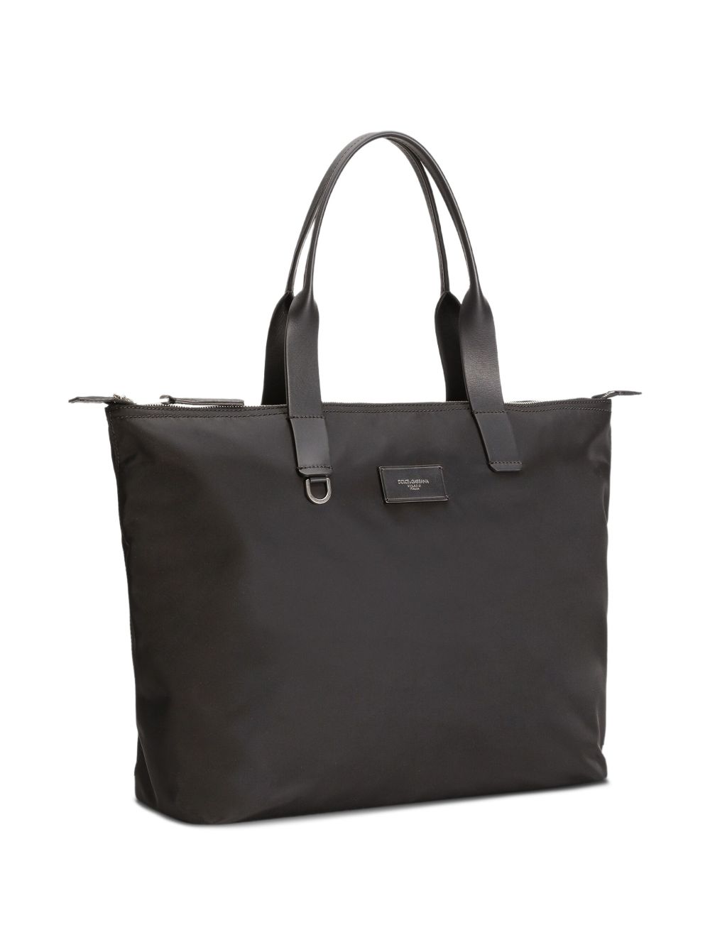 Dolce & Gabbana Men Adamo Nylon And Leather Tote Bag