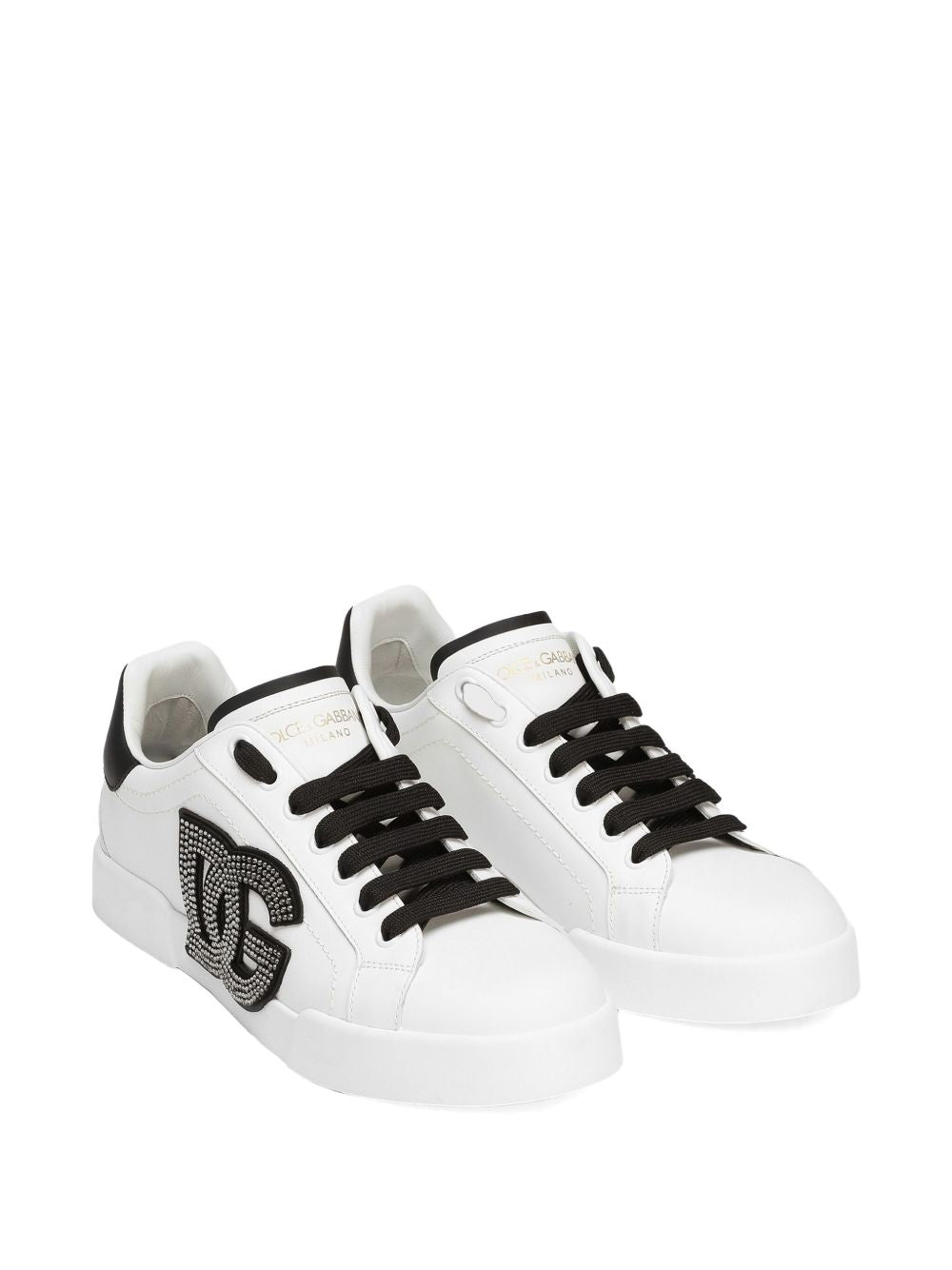 Dolce & Gabbana Women Portofino Leather Sneakers