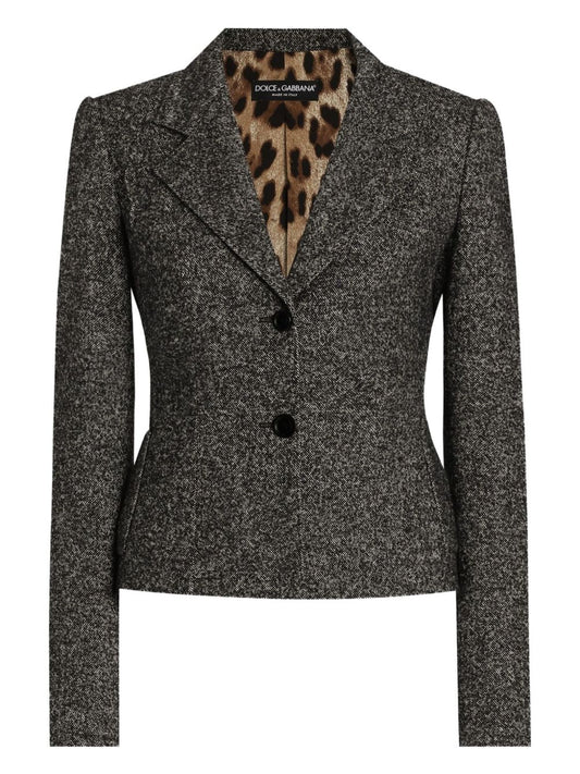Dolce & Gabbana Women Wool Single-Breasted Jacket