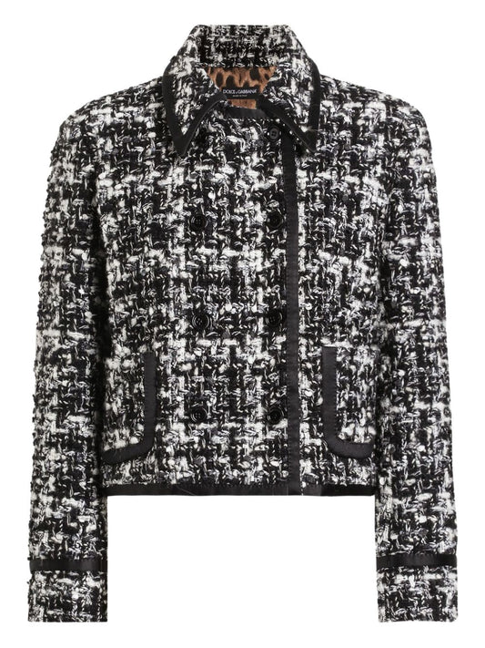 Dolce & Gabbana Women Wool Blend Tweed Jacket