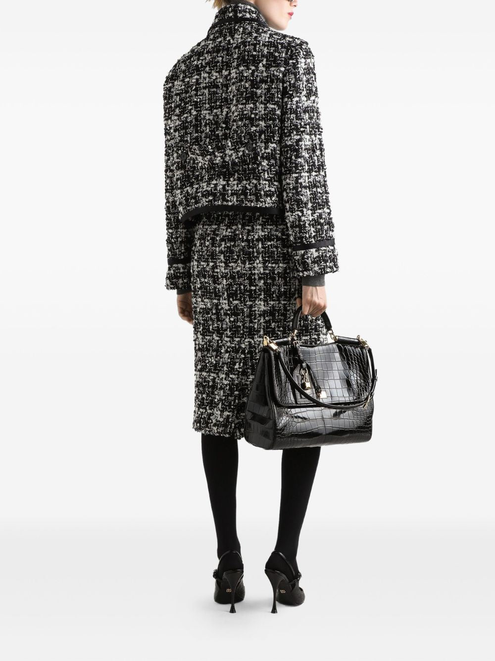 Dolce & Gabbana Women Wool Blend Tweed Jacket