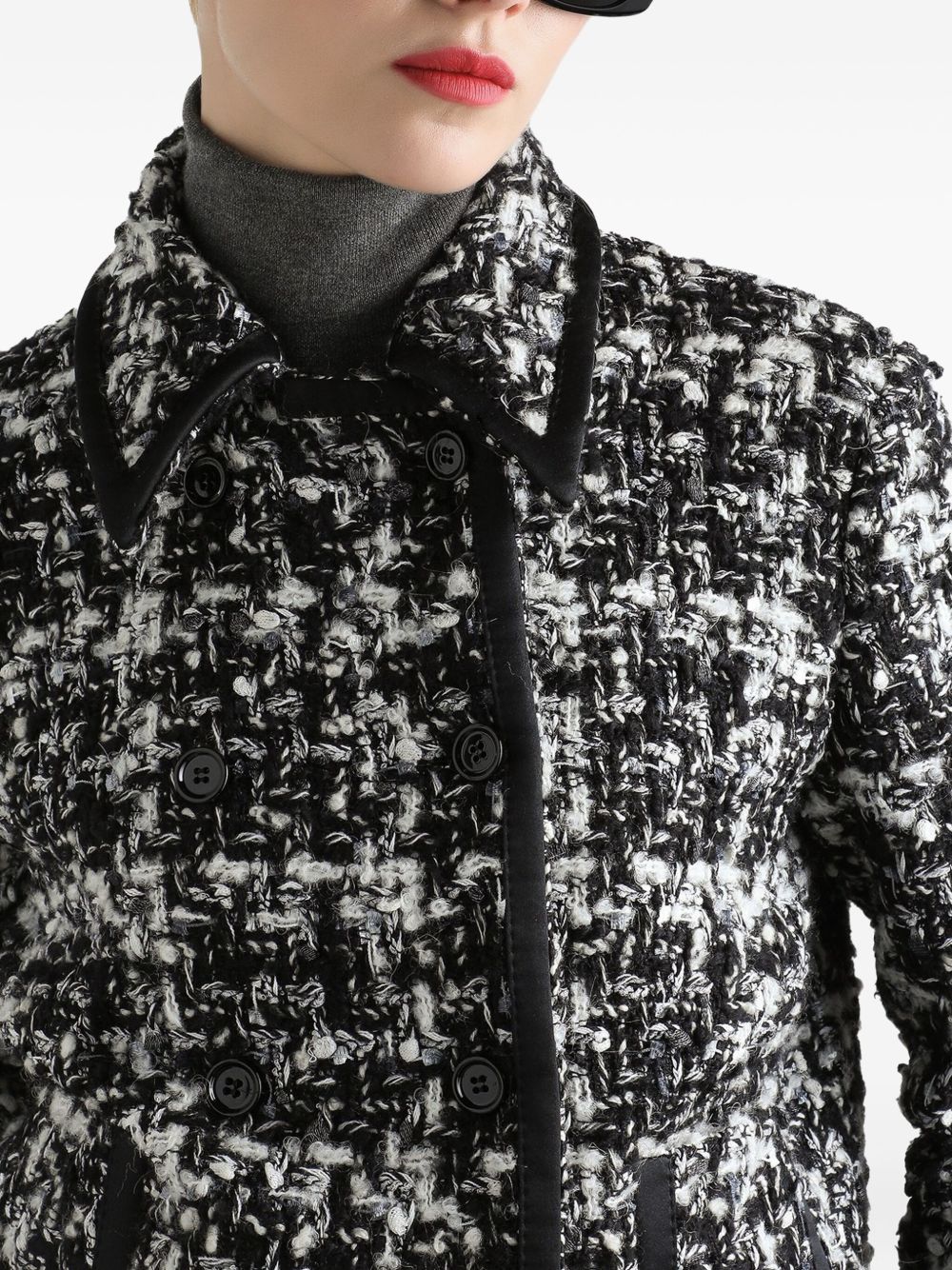 Dolce & Gabbana Women Wool Blend Tweed Jacket