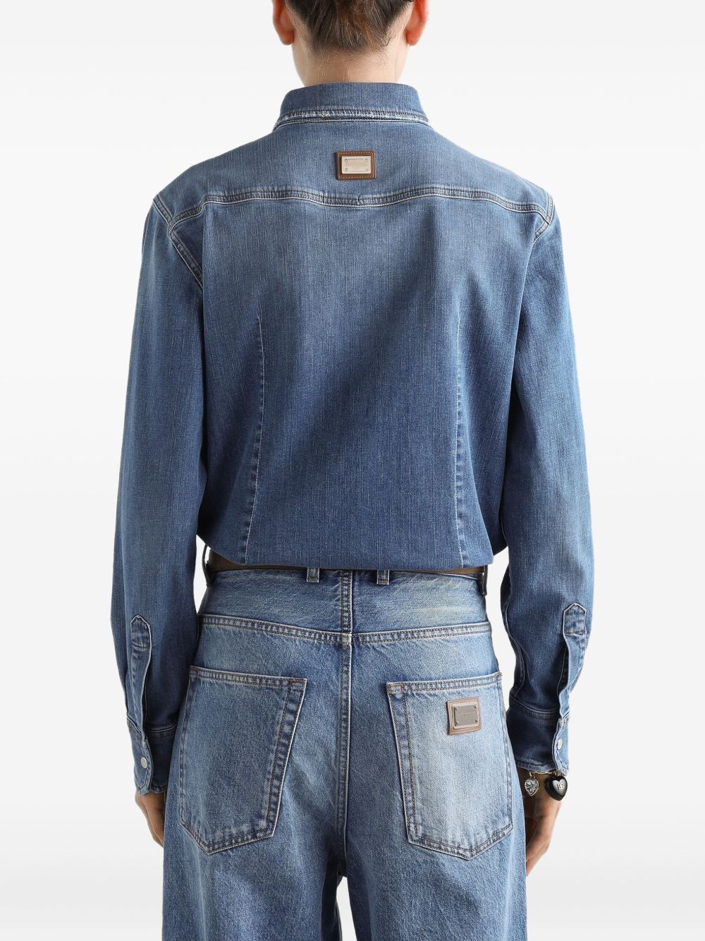 Dolce & Gabbana Women Denim Cotton Shirt