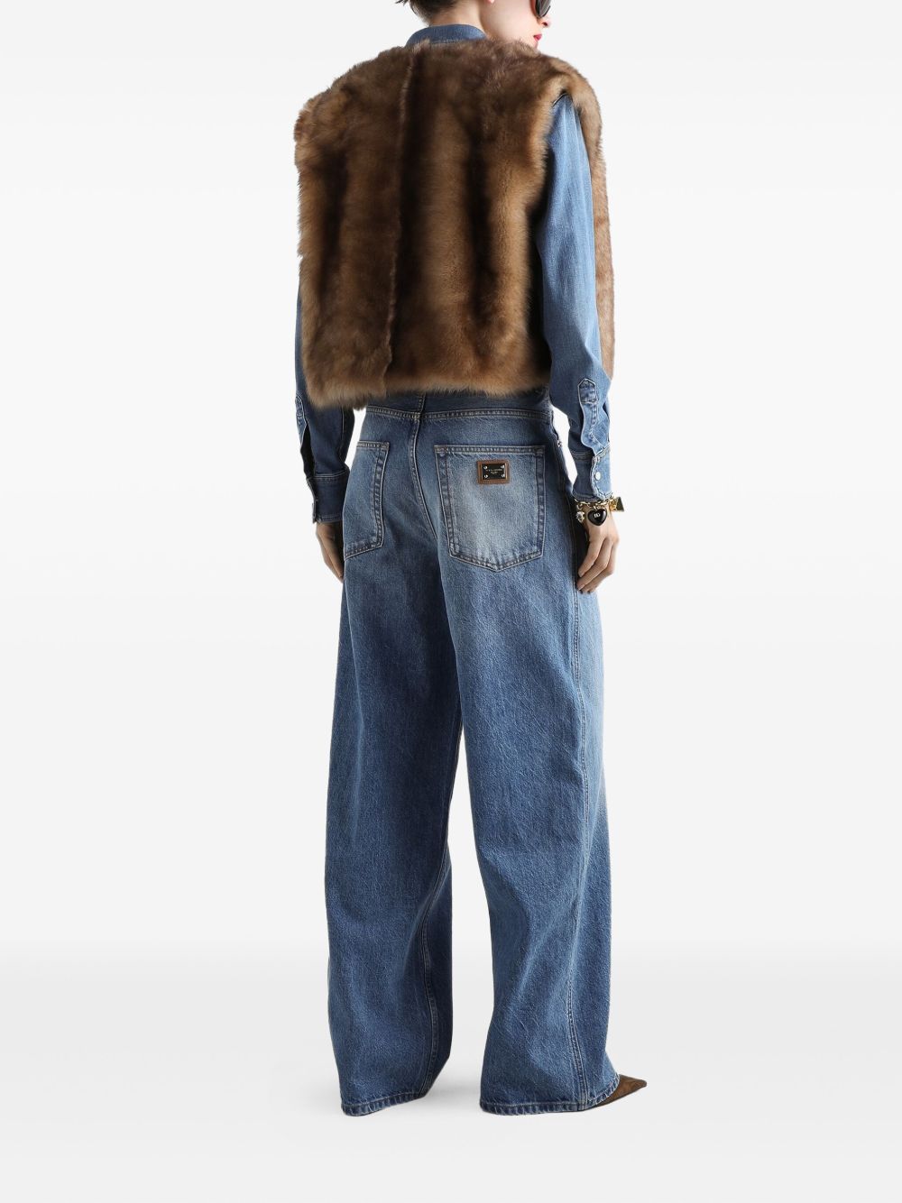 Dolce & Gabbana Women Denim Cotton Shirt