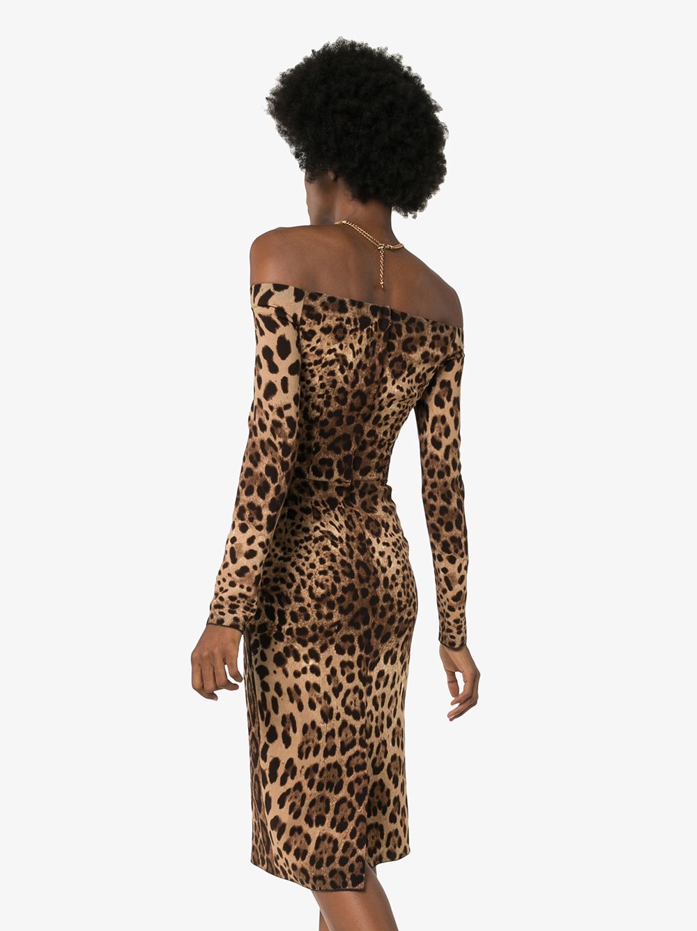Dolce & Gabbana Women Leopard Printed Dress