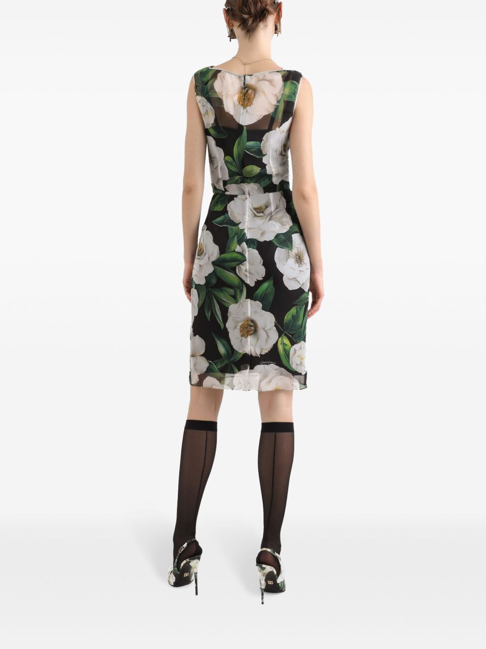 Dolce & Gabbana Women Printed Silk Dress