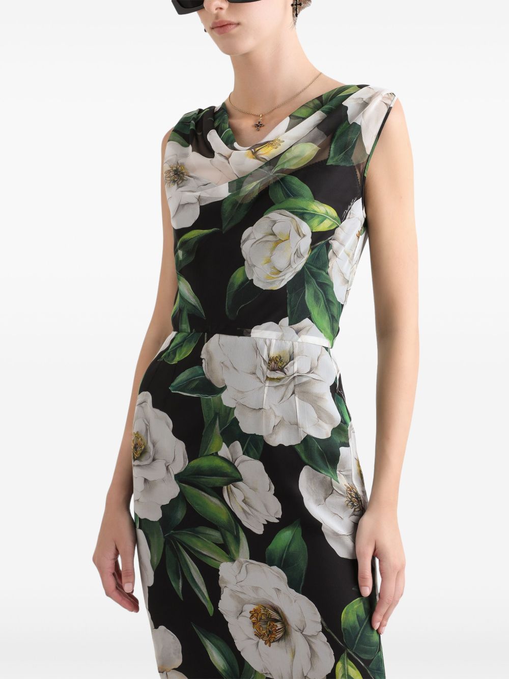 Dolce & Gabbana Women Printed Silk Dress