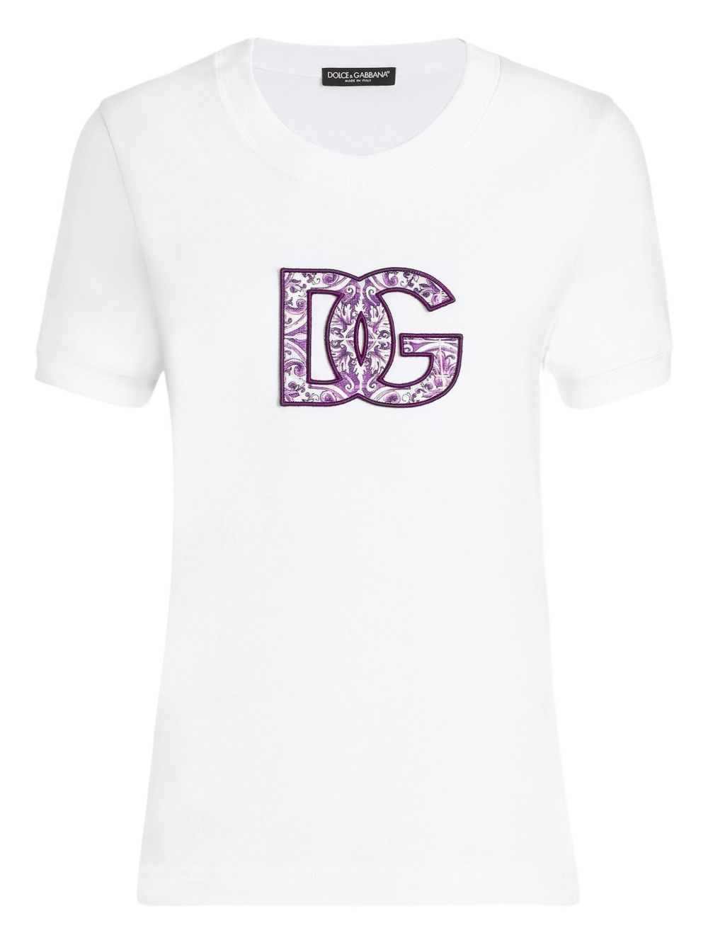 Dolce & Gabbana Women Logo Cotton T-Shirt