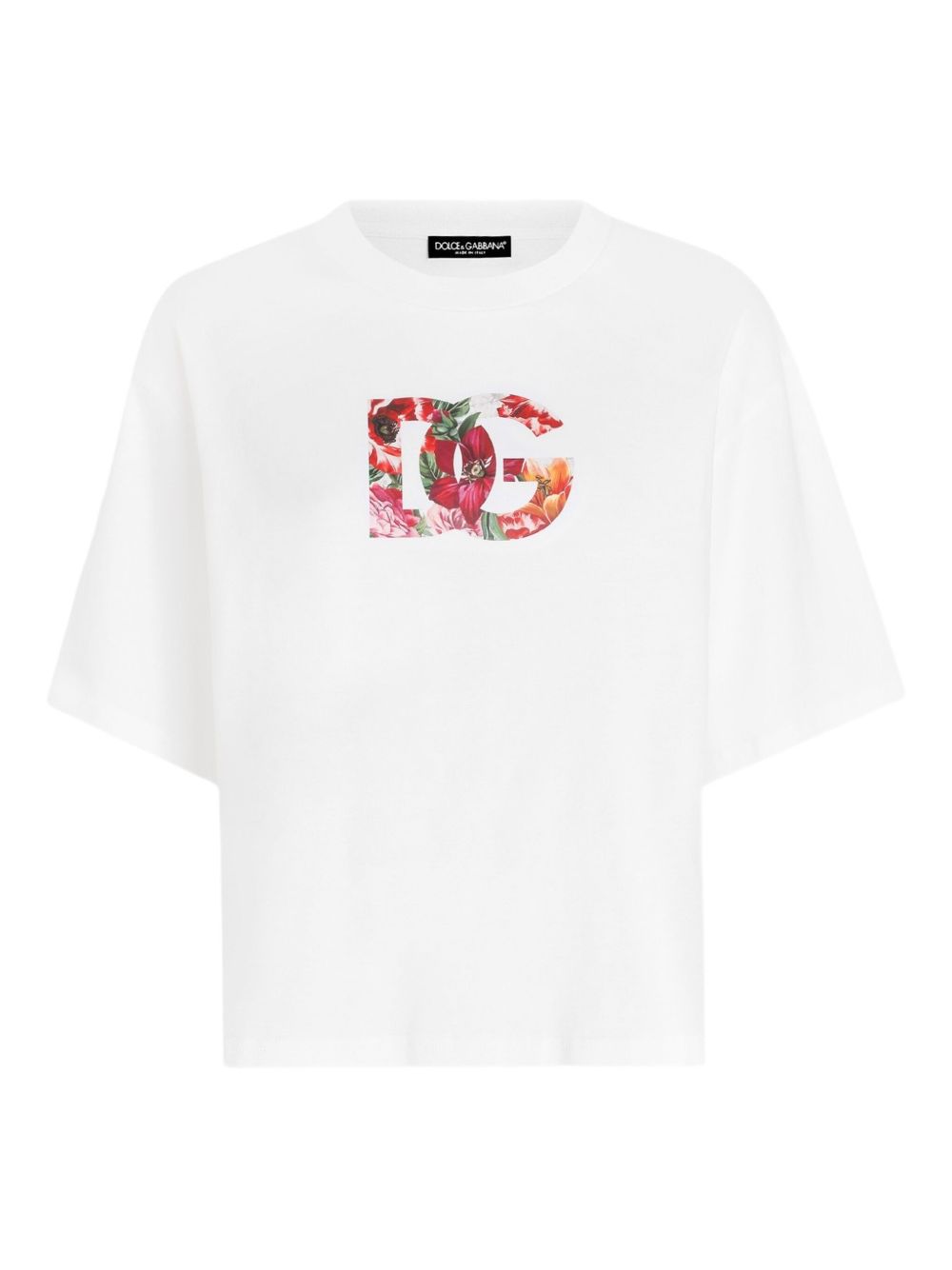 Dolce & Gabbana Women Logo Cotton T-Shirt