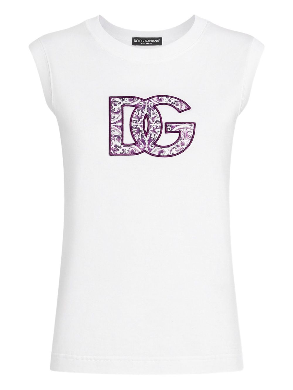 Dolce & Gabbana Women Logo Cotton T-Shirt
