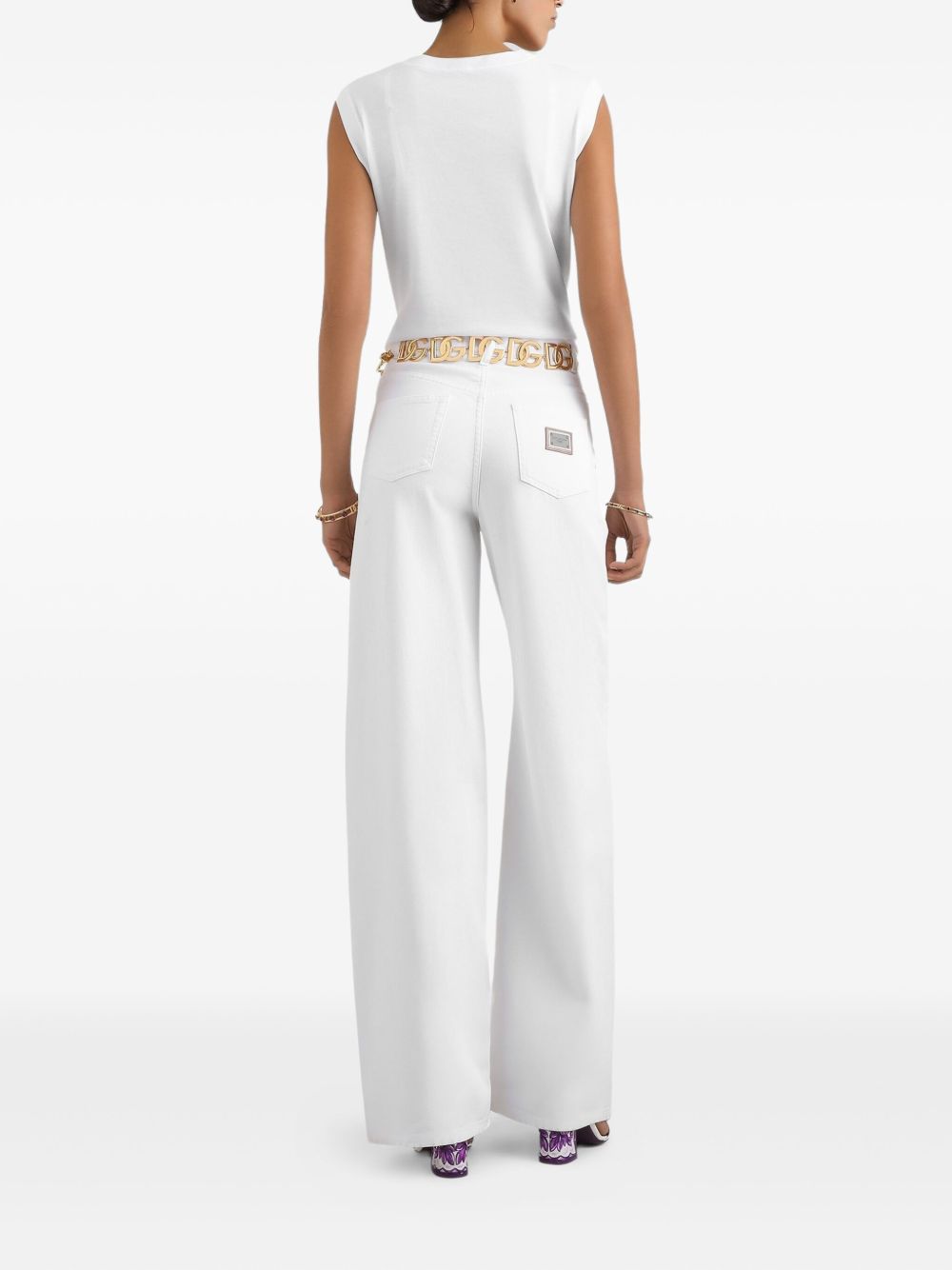 Dolce & Gabbana Women Logo Cotton T-Shirt