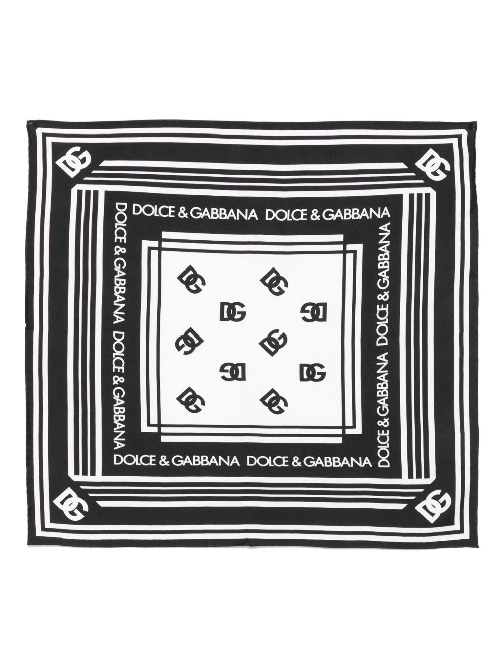 Dolce & Gabbana Women Printed Silk Foulard