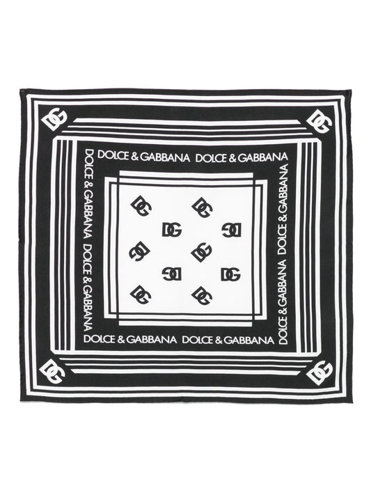 Dolce & Gabbana Women Printed Silk Foulard