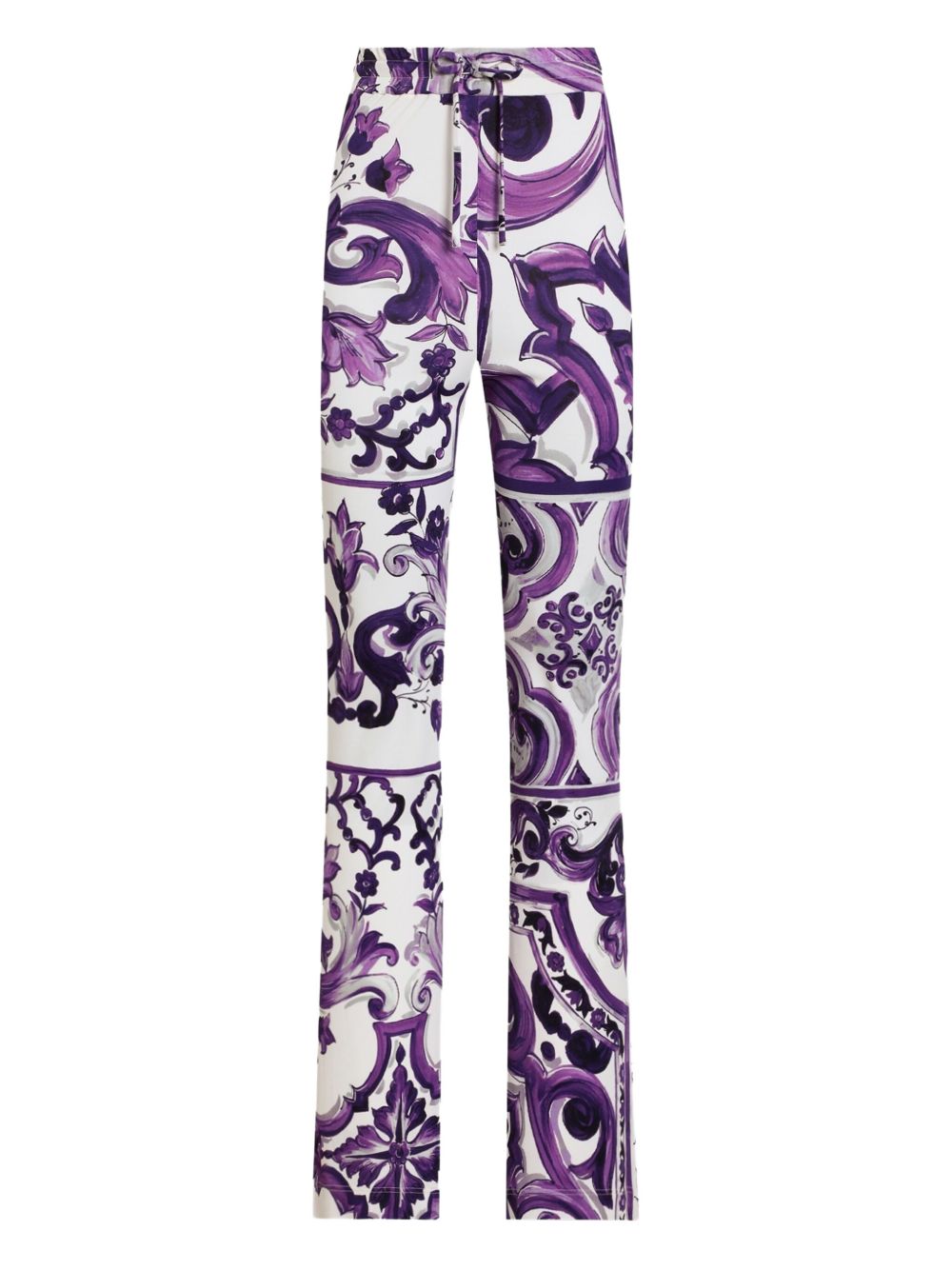 Dolce & Gabbana Women Maiolica Print Trousers