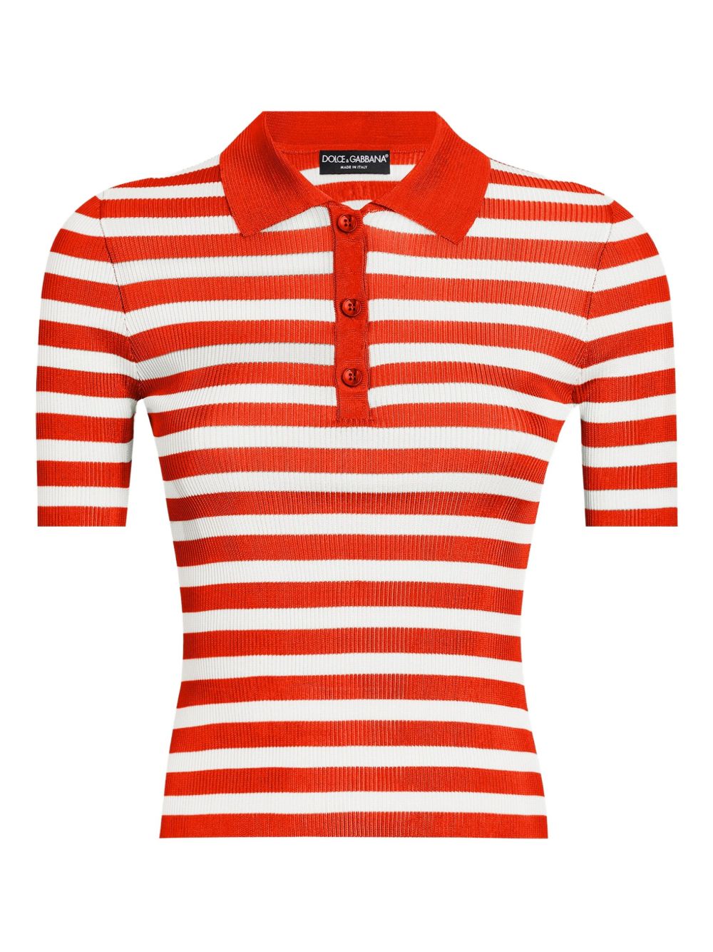 Dolce & Gabbana Women Striped Polo Shirt