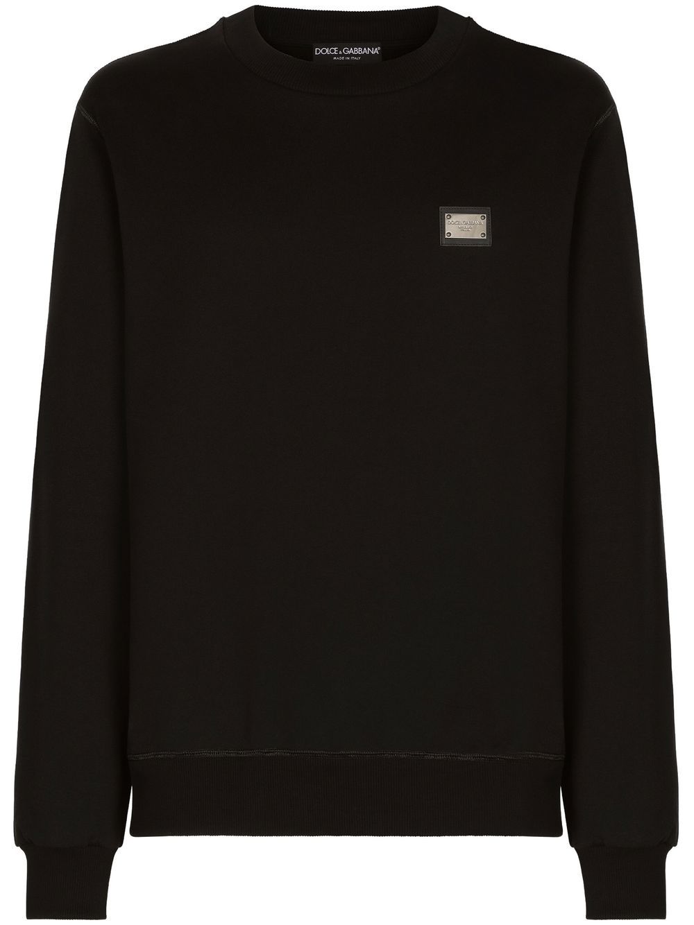 Dolce & Gabbana Men Logo Cotton Sweatshirt