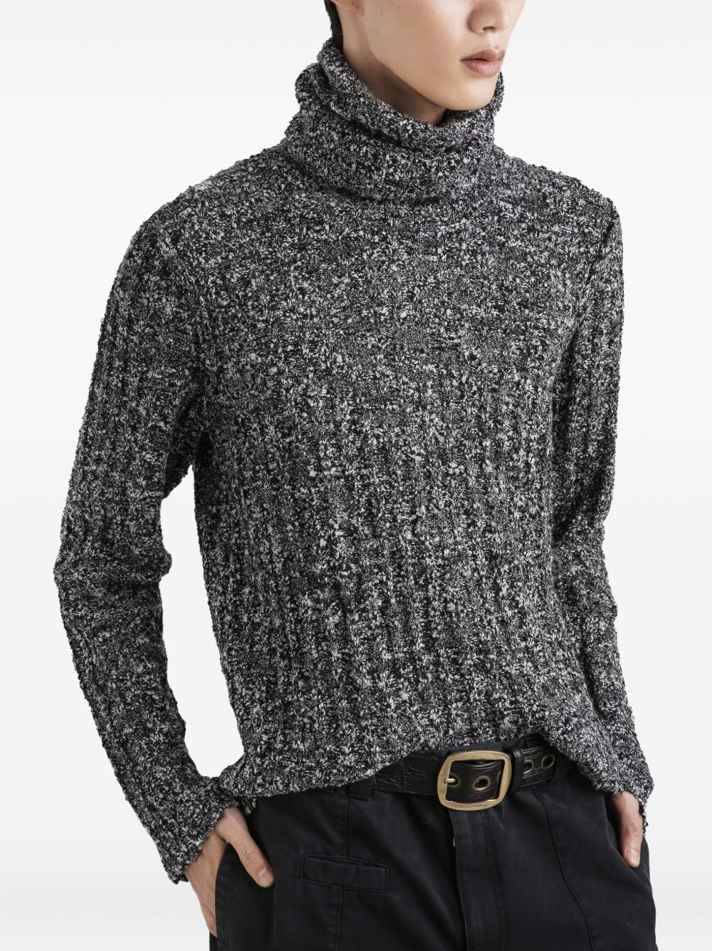 Dolce & Gabbana Men Wool Turtle.Neck Jumper