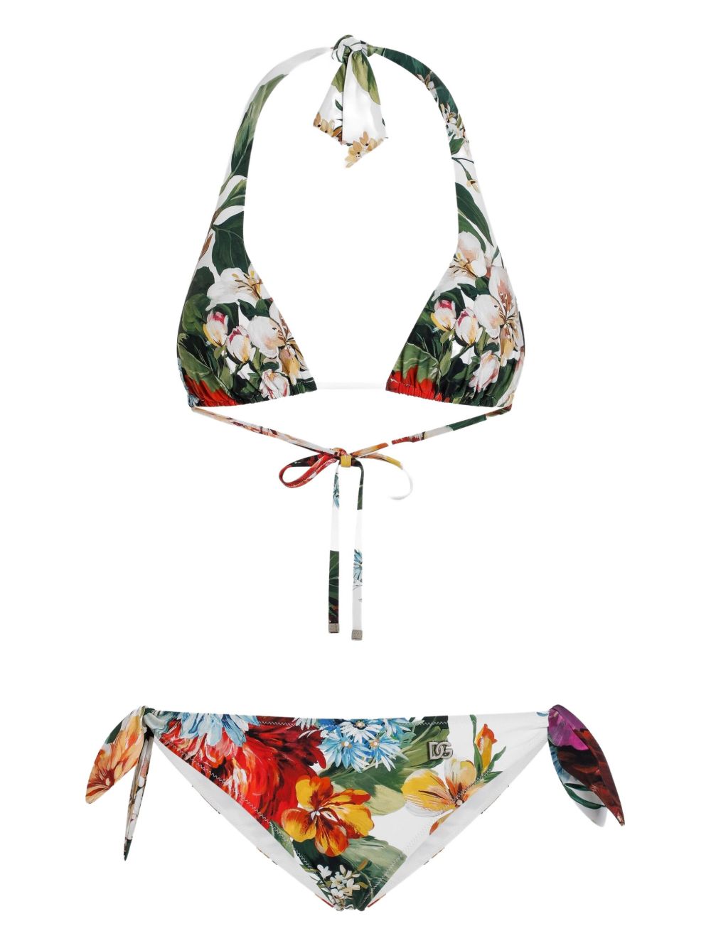 Dolce & Gabbana Women Flower Print Bikini Set