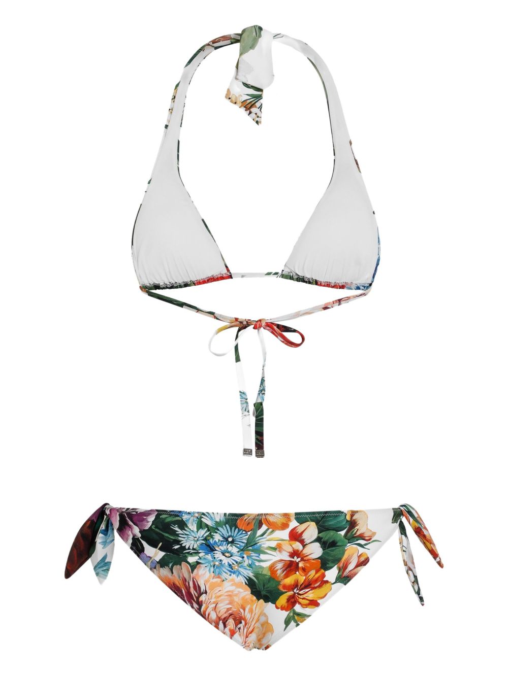 Dolce & Gabbana Women Flower Print Bikini Set