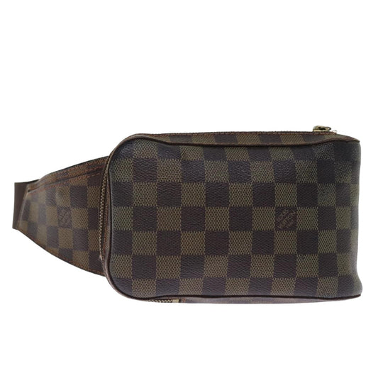 LOUIS VUITTON Damier Ebene Geronimos Shoulder Bag N51994 LV hk1335