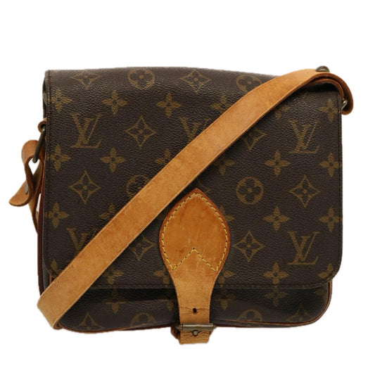 LOUIS VUITTON Monogram Cartouchiere MM Shoulder Bag M51253 LV hk1338