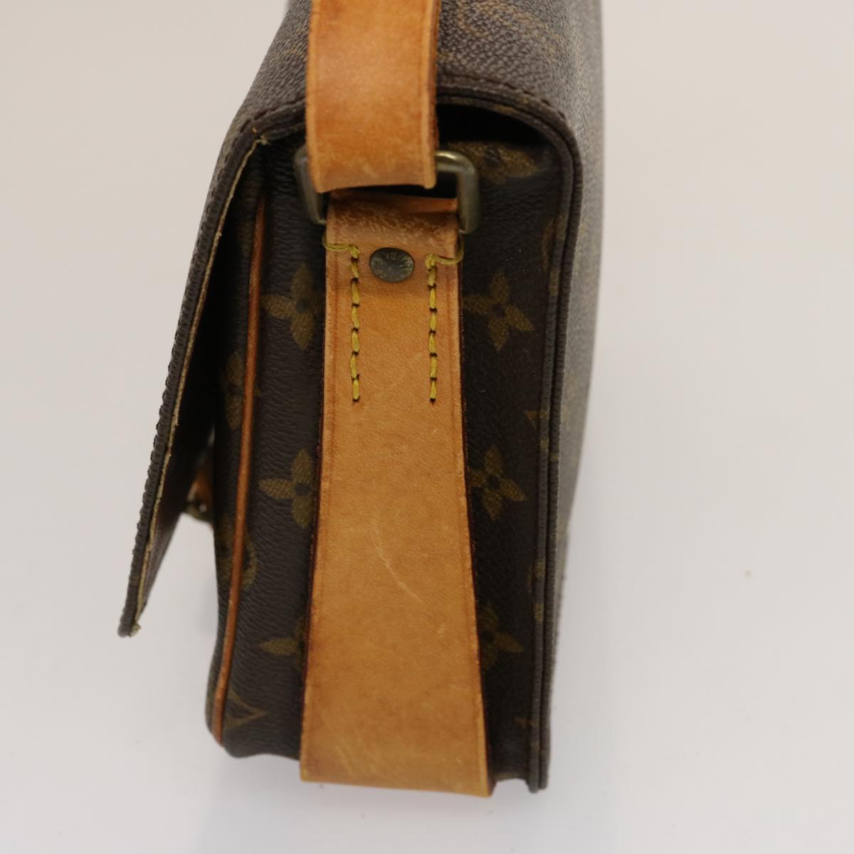 LOUIS VUITTON Monogram Cartouchiere MM Shoulder Bag M51253 LV hk1338