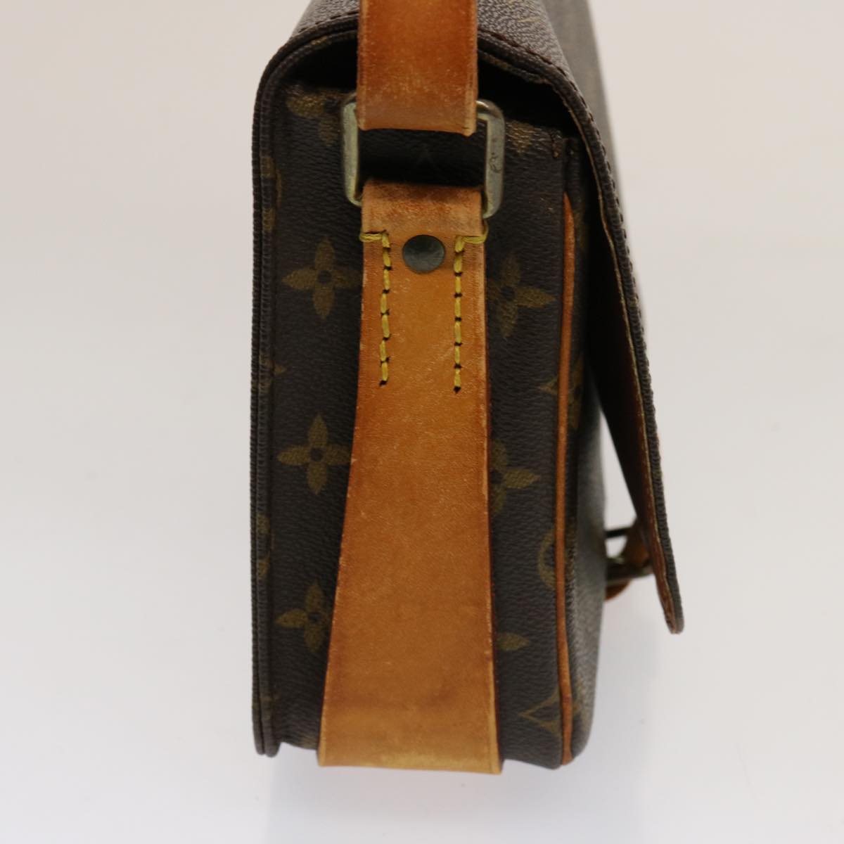 LOUIS VUITTON Monogram Cartouchiere MM Shoulder Bag M51253 LV hk1338