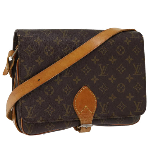 LOUIS VUITTON Monogram Cartouchiere GM Shoulder Bag Vintage M51252 hk1339