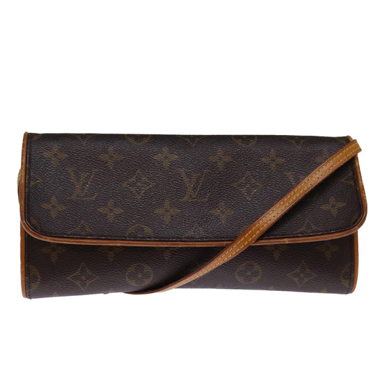 LOUIS VUITTON Monogram Pochette Twin GM Shoulder Bag M51852 LV hk1343