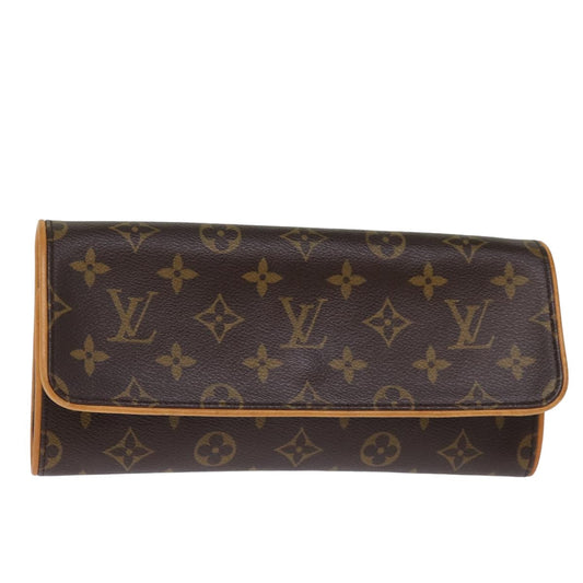 LOUIS VUITTON Monogram Pochette Twin GM Shoulder Bag M51852 LV hk1344