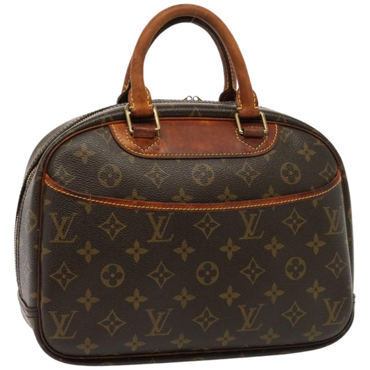 LOUIS VUITTON Monogram Trouville Hand Bag M42228 LV hk1348