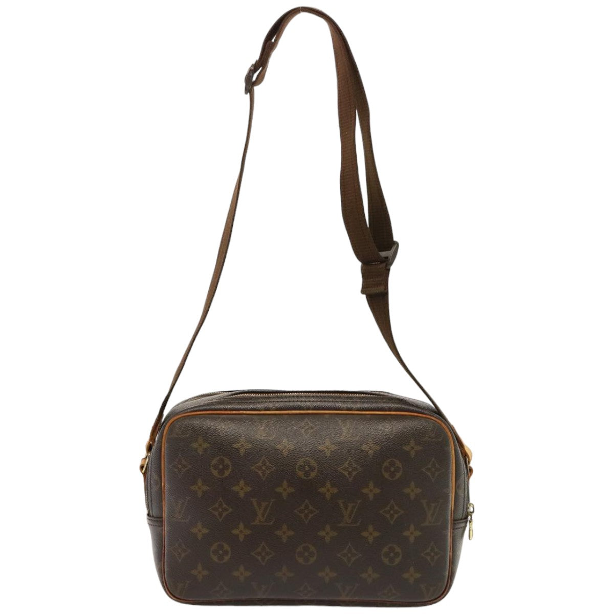 LOUIS VUITTON Monogram Reporter PM Shoulder Bag M45254 LV hk1349