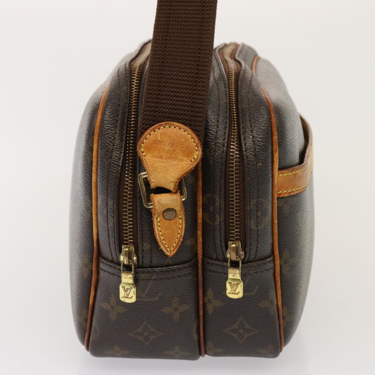 LOUIS VUITTON Monogram Reporter PM Shoulder Bag M45254 LV hk1349