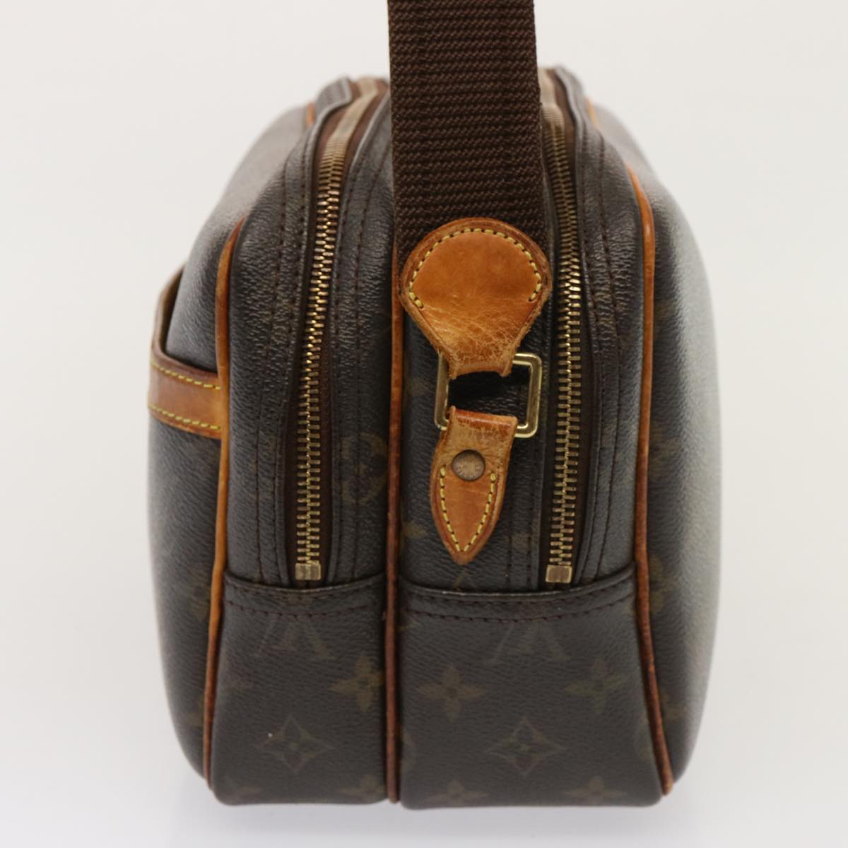 LOUIS VUITTON Monogram Reporter PM Shoulder Bag M45254 LV hk1349
