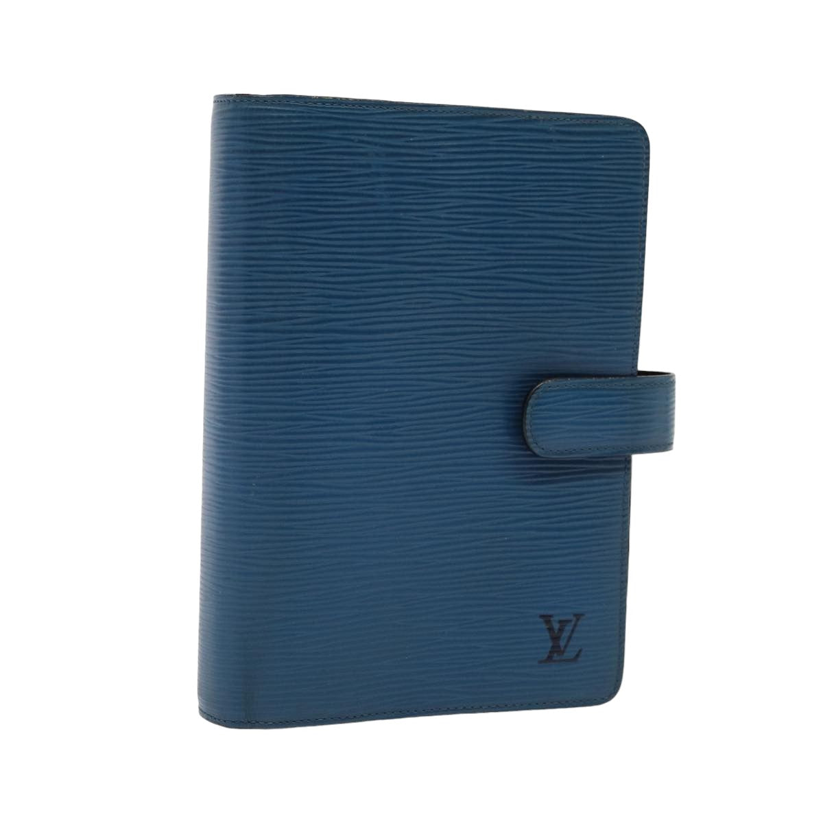LOUIS VUITTON Epi Agenda MM Day Planner Cover Blue R20055 LV hk1395