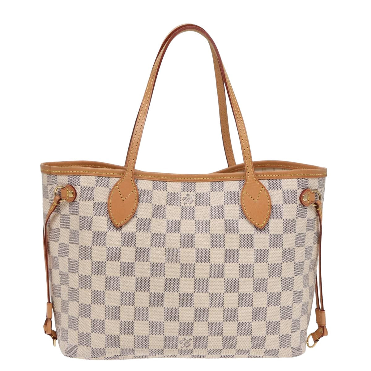 LOUIS VUITTON Damier Azur Neverfull PM Tote Bag N41362 LV hk1426A