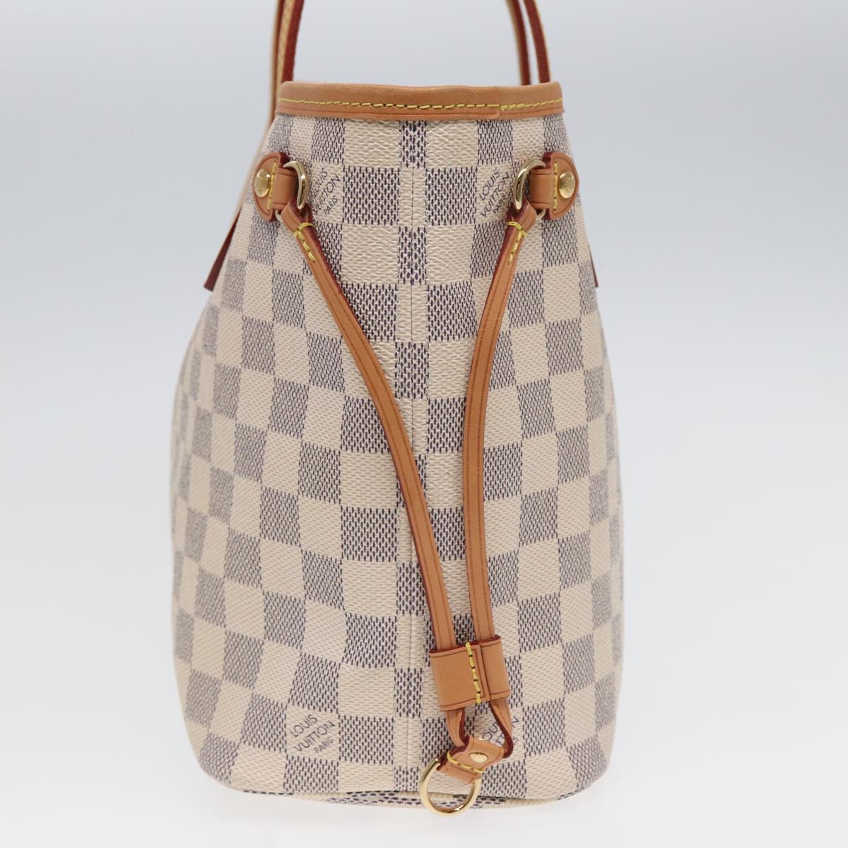 LOUIS VUITTON Damier Azur Neverfull PM Tote Bag N41362 LV hk1426A