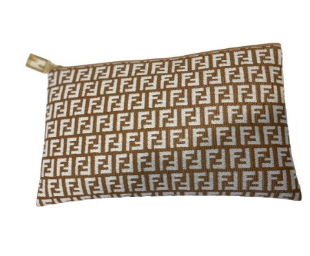 Fendi Brown FF Flat Pouch