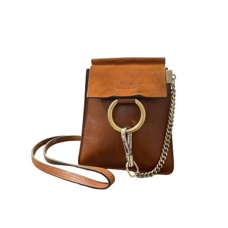 Chloe Brown Faye Bracelet Mini Bag