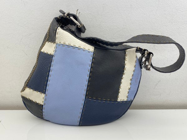 Fendi Bicolor Hobo Shoulder Bag