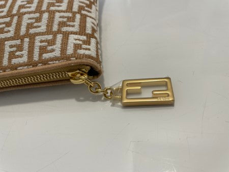 Fendi Brown FF Flat Pouch